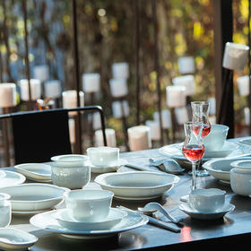 玉柏宋宴宋宴28头餐具6人食