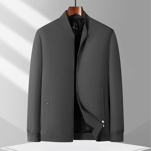 DPS大依优型大码男装春秋立领夹克外套加肥加大码休闲商务上衣外套 商品图1