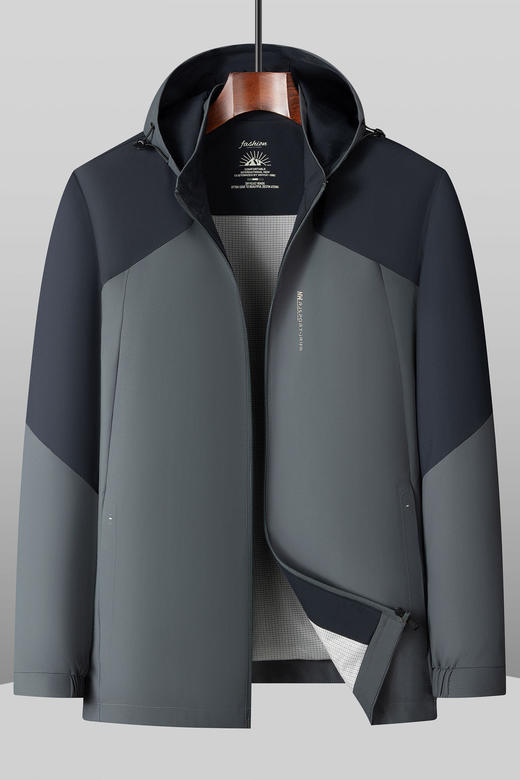 【DPS】大依优型大码男装春秋夹克外套加肥加大码休闲运动上衣夹克外套 商品图5