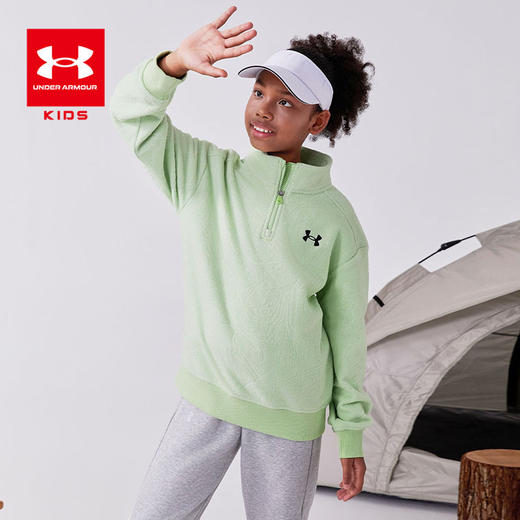 【年货节福利】Under Armour安德玛儿童【加厚】立领卫衣244103322 商品图4