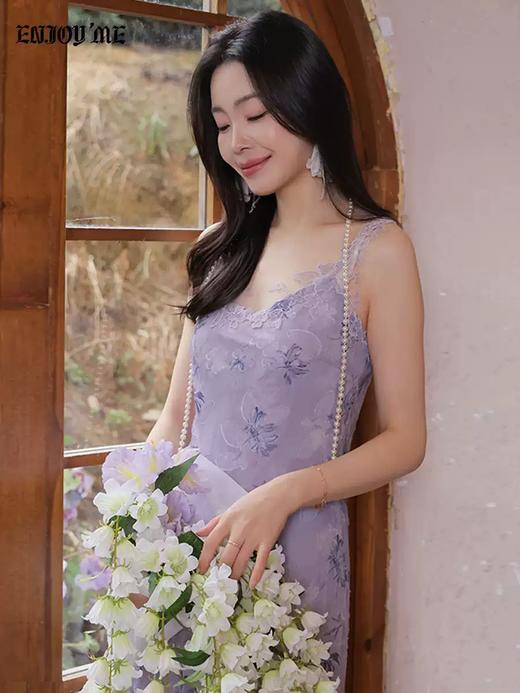 【门店同款】ENJOY春季“柔光芳序”绮丽繁花连衣裙 169099675 商品图2