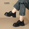ZHR则则厚底增高小皮鞋2026新款系带乐福鞋英伦百搭单鞋软底女鞋 商品缩略图2