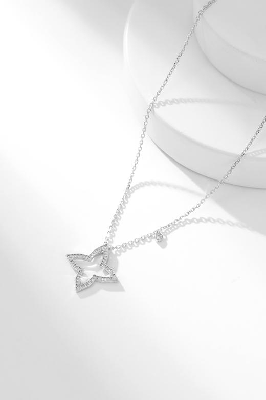 驴家 四芒星镂空满钻项链 （XTY） 商品图3