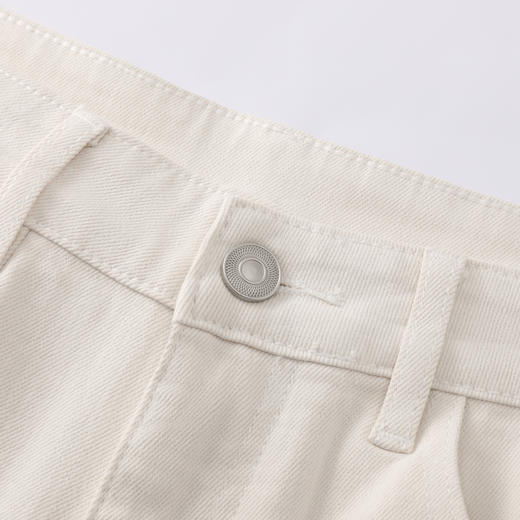 GXG男装26春季简约纯色日常通勤舒适棉弹直筒休闲男式牛仔长裤K&C 商品图7