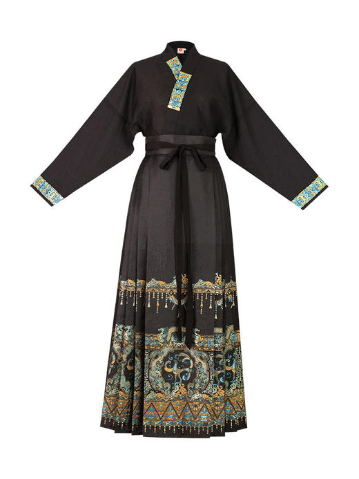 【重回汉唐楚辞】直领对襟衫马面裙套装日常可穿百搭明制汉服女装 商品图4