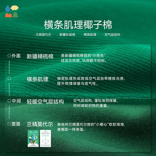 【复古学院风卫衣】森林棠26春椰子棉儿童插肩袖撞色polo领卫衣20361205【HZ】 商品图3