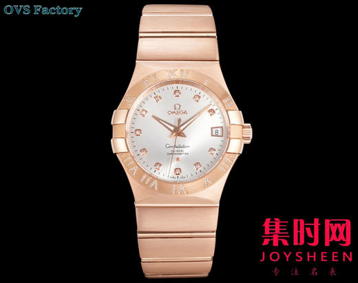 经典传承，卓越新生——欧米茄OVS星座情侣系列 罗马圈钻刻款 男士腕表 表径38mm 商品图0