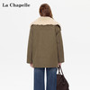 天猫同步【赵露思同款】拉夏贝尔/La Chapelle轻奢派克服~大翻领+内里羊羔毛工装保暖外套 商品缩略图4