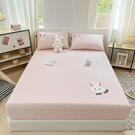 【清仓59元起】全棉水洗棉床笠三件套  四季可用【不支持退换】 商品图0