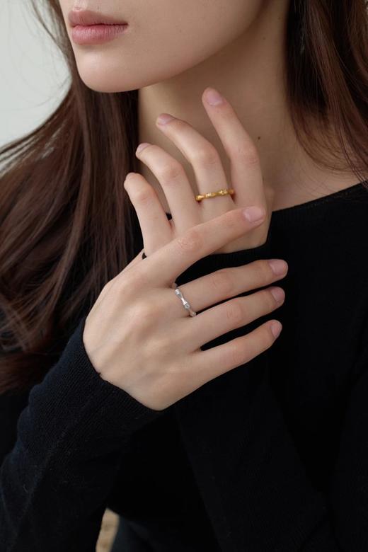 新年新气象节节高 好运乘风/节节高升戒指   银镀金戒指  （非质量问题 不退不换） 商品图9