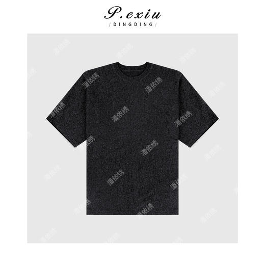 04-4潘依绣丁丁宠粉【老钱tee】100%绵羊毛老钱风蝴蝶袖针织上衣 ZZ0935 商品图1