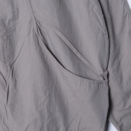 266589SDSA男士春夏新款痞帅男装日系复古百搭纯色拉链立领夹克外套宽松 商品图3