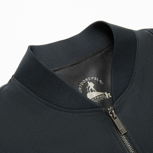 DPS大依优型大码男装春秋立领夹克外套加肥加大码休闲商务上衣外套 商品图4