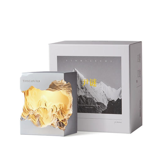 【天然精油  持久留香】尹谜日照金山香薰灯礼盒装 细腻石膏纹理 还原雪山脉络 商品图3