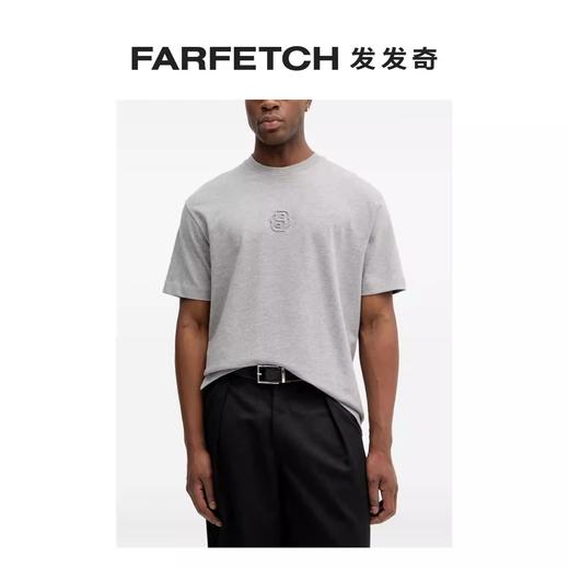 浮雕工艺tee，刚出口西德。基础款正肩宽松圆领半袖儿t恤E012960 商品图6