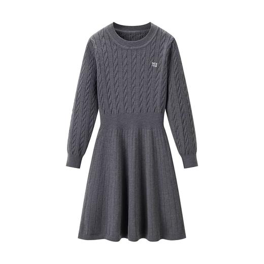 2026新款法式小香风针织连衣裙秋冬季修身显瘦气质中长款收腰打底裙 商品图4