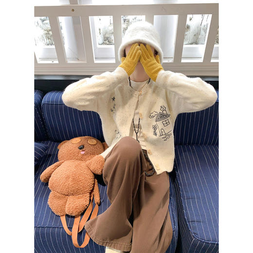 <曾小咸推荐>2.10现货秒杀 ！微信超特价！刺绣毛衣开衫 日常169.99 立减80 秒杀89.99！！ 商品图3