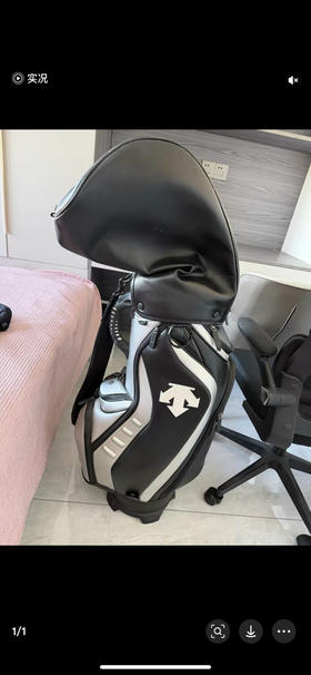 几乎全新正品迪桑特高尔夫球包