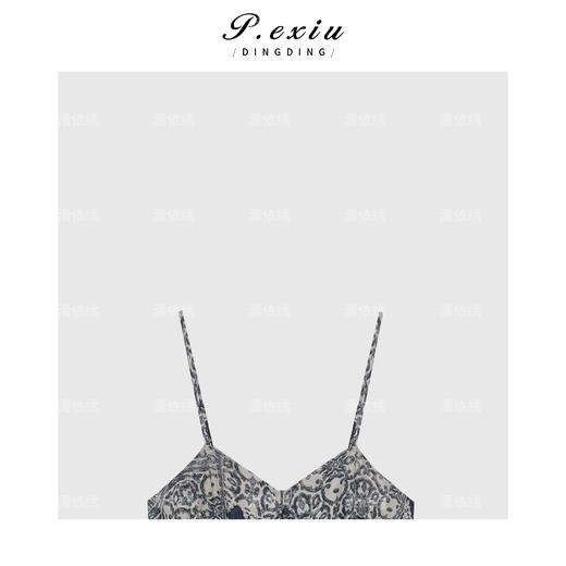 04-1潘依绣丁丁宠粉法式波西米亚复古连衣裙Q19311 商品图2