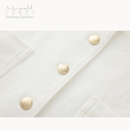 法意白棉质牛仔外套 商品图4