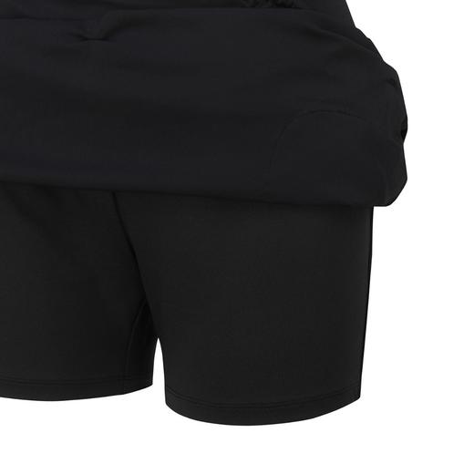 St家新款女士松紧腰女装中长款半身裙来啦！上身就是sporty酷girl！宽松裙版包容性强，修饰的腿更加修长，喜欢她散摆的打褶，灵动散发着活力！ 商品图6