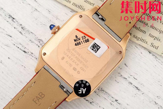 AF卡地亚山度士杜蒙系列 桑托斯大号 中性腕表 成熟魅力之典范 表盘尺寸43.5X31.4mm 小手腕男生福音 商品图5