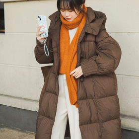 新中式长款羽绒服|匈牙利90%白鹅绒，充绒量250g+，零下15℃都能穿