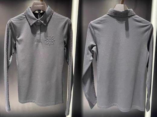 St家春夏新款女士花边长袖上衣来了❗️黑白经典花边领长袖上衣！50周年特别款，品牌Zui典型Zui拿手的精致淑女风！嗲嗲的又不失精致贵气！呈现高级复古感！花边点缀，增添了整体的灵动感！ 商品图2