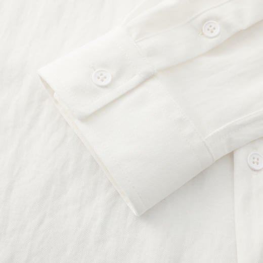 GXG男装【7A抗菌】26春季日常休闲凉感透气简约翻领男式长袖衬衫K&C 商品图6