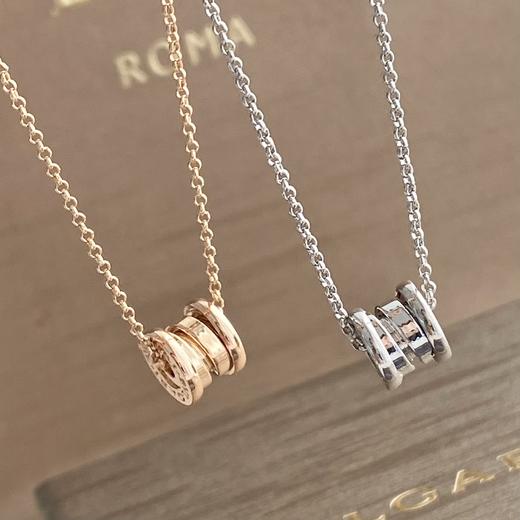 独家对版CNC数控精雕 精工高定 宝格丽BVLGARI弹簧小蛮腰项链 实物超级有质感 万年经典 百搭不挑人~ 商品图2