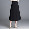 「自」全新升级【铂金会员128/天猫169/差价41】(24257)洛诗琳百搭时尚细闪半身裙2026春季中长裙高腰大摆A字裙 商品缩略图0