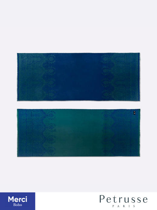 Petrusse 贝图丝 Palma 帕尔玛 羊毛真丝长巾 商品图8