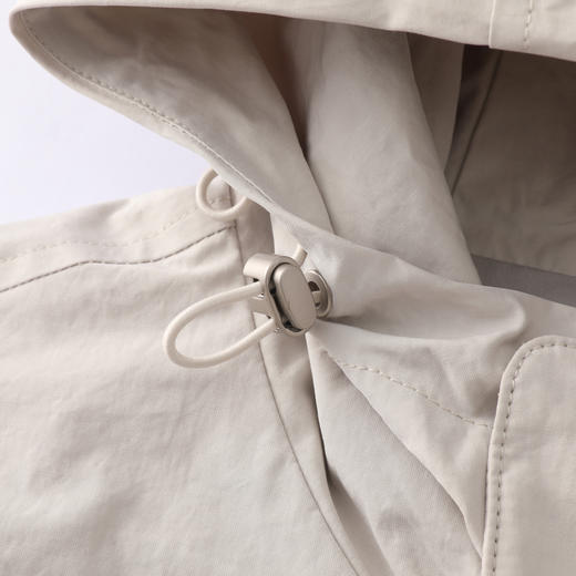 GXG男装26春季日常通勤户外山系工装宽松休闲男式中长款翻领风衣K&C 商品图5