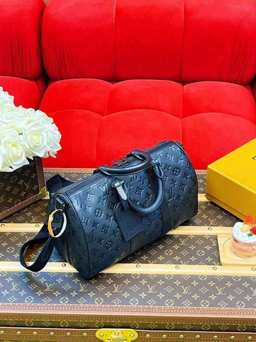驴家 keepall 35 全皮压花 M22765（JPH） 商品图4