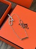 独家对版CNC数控精雕 精工高定 HERMES 爱马仕猪鼻手链带钻款 简约不失精致！大气不失优雅 款式好看又低调 上班佩戴不会觉得扎眼 商品缩略图7