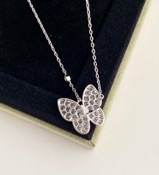 独家对版CNC数控精雕 精工高定 梵克雅宝VCA满钻蝴蝶项链 满钻的小蝴蝶，超级闪✨浪漫的蝴蝶常被视为忠贞爱情的化身！亮晶晶谁带谁好看 商品图3