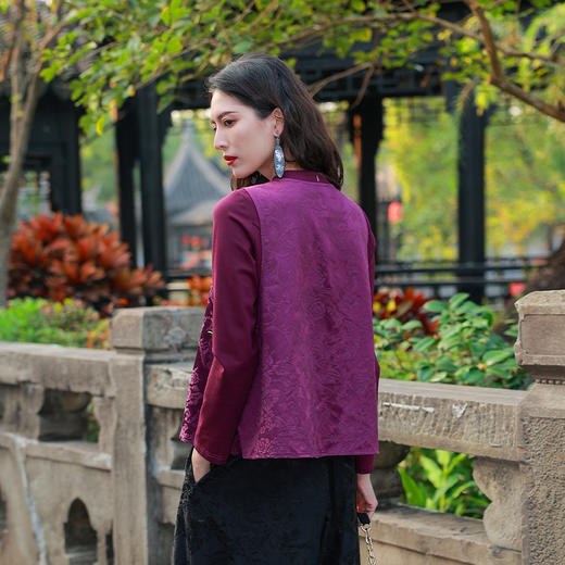 【2026春节款-现货】曳紫生姿民族风马甲 商品图2