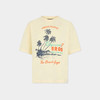 DSQUARED2 男士复古风格图案印花棉质圆领短袖宽松T恤 淡黄色 S74GD1547 D20106 171 商品缩略图0
