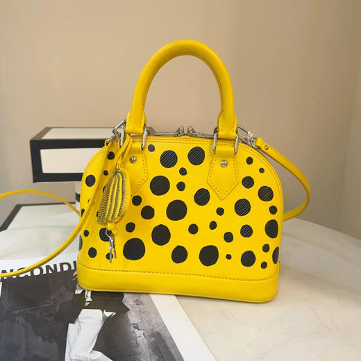 LV x YK ALMA BB 水波纹牛皮 黄色 波点 贝壳包 商品图0