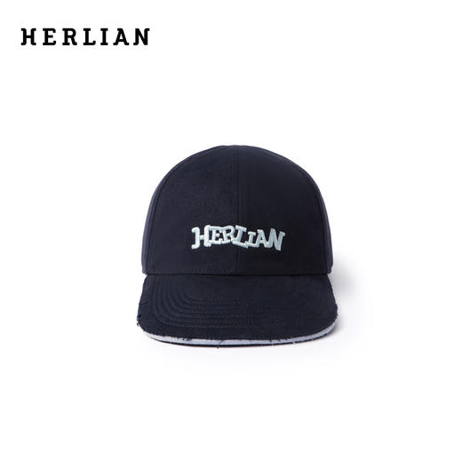 HERLIAN 2026年春季新品logo刺绣抽绳设计撞色百搭棒球帽 商品图0