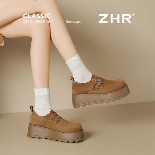 ZHR【6CM厚底】复古勃肯鞋女2026春季百搭轻便休闲鞋增高乐福鞋女 商品图6