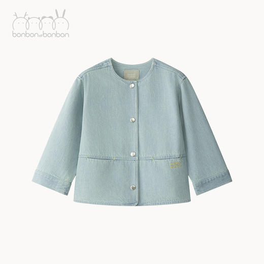 浅蓝清新牛仔外套 商品图3