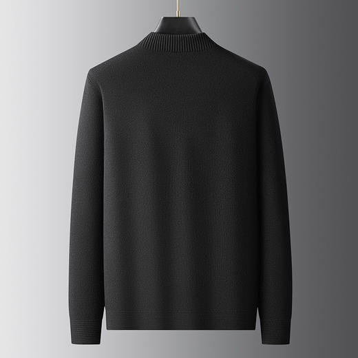 【DPF】大依优型大码男装立领开衫针织衫拉链上衣商务休闲长袖加肥加大 商品图3