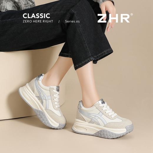 ZHR【增高神器】厚底增高7cm轻便阿甘鞋春秋新款透气舒适老爹鞋女 商品图9