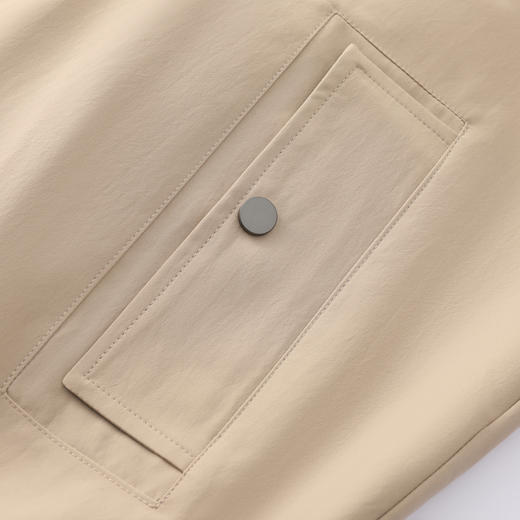 GXG男装26春季时尚复古撞色格纹简约行政通勤翻领休闲男式夹克K&C 商品图7