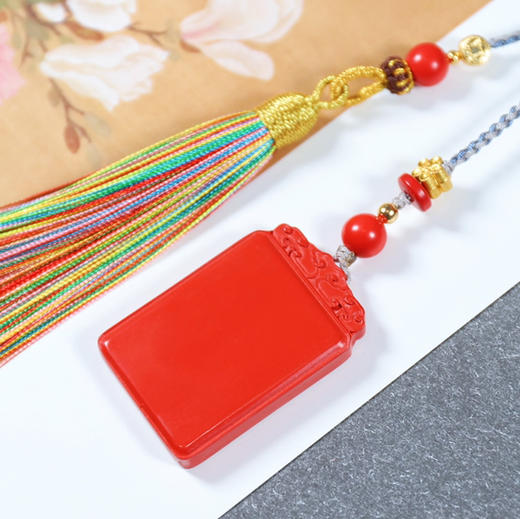 朱砂平安无事牌挂饰、车挂 商品图2