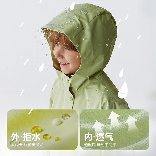 【小软皮】迷你巴拉巴拉男女童儿童防护拒水防风透湿外套2026春 商品图2