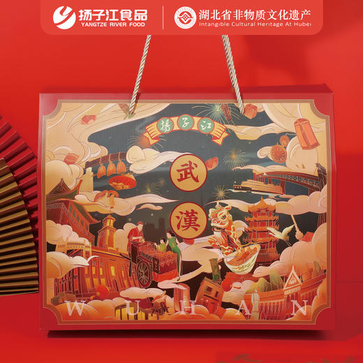 【宜昌助农馆】扬子江 新年国潮糕点礼盒674g曲奇蛋卷甜品送礼佳品 商品图3