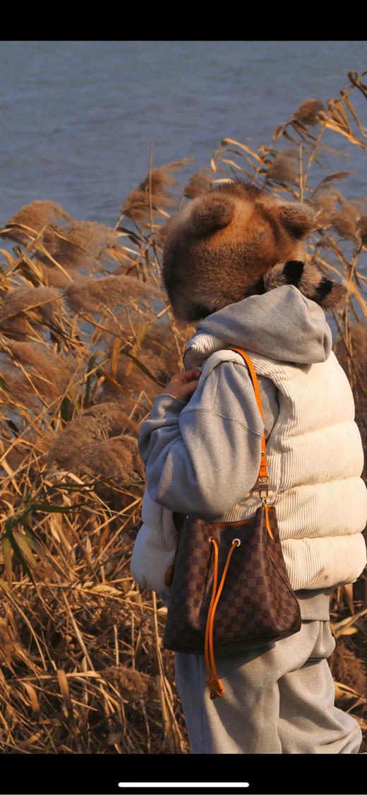 LV NEONOE 黄色配皮 中号棋盘格 水桶包 商品图2