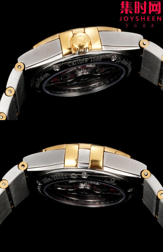 经典传承，卓越新生——欧米茄OVS星座情侣系列 情侣机械腕表 对版摆轮带砝码螺丝 双T黑摆轮 表盘尺寸：男款38mm 女款27mm 商品图6